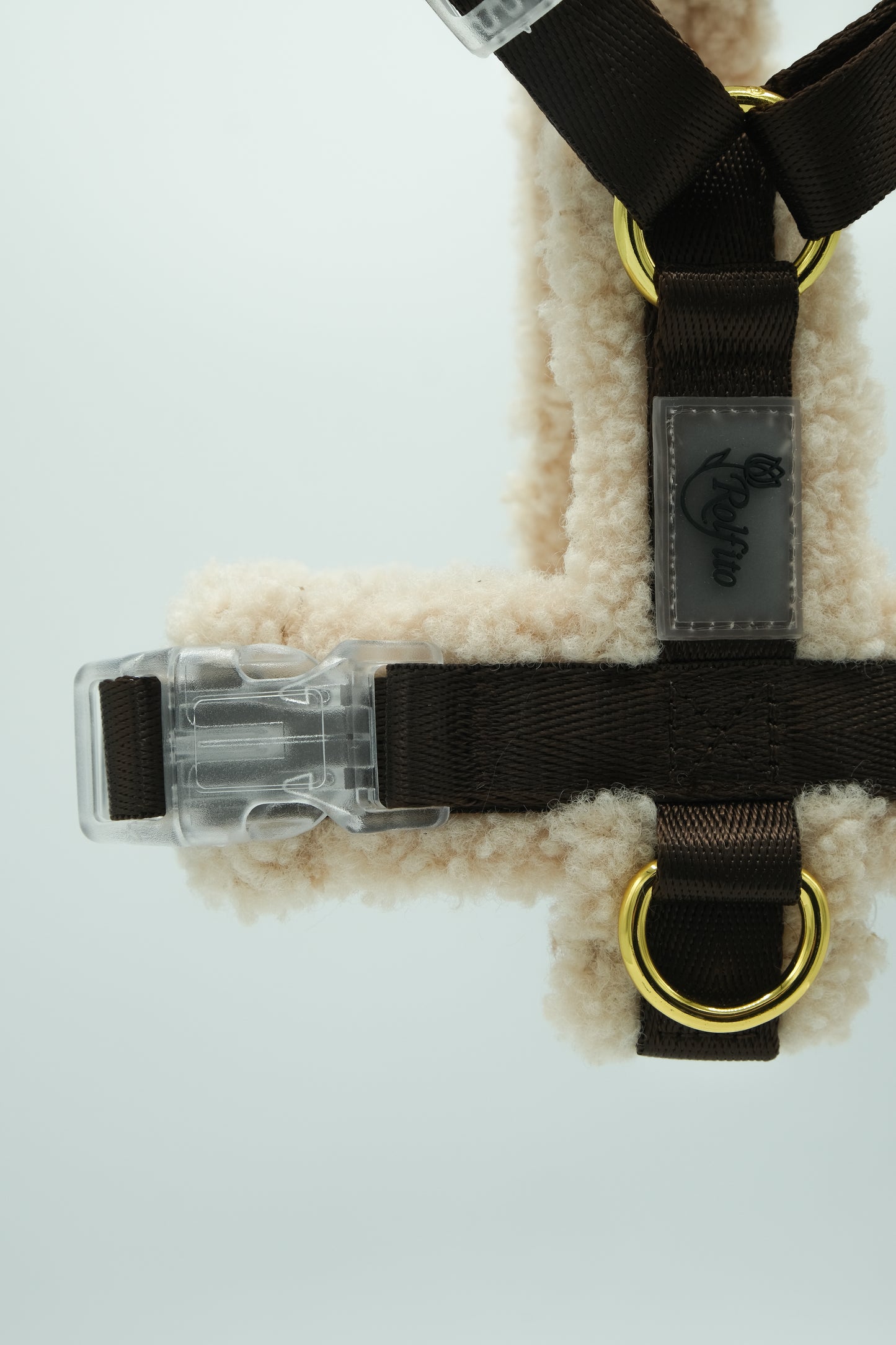 Rolfito Teddy Y-Harness - Brown/cream
