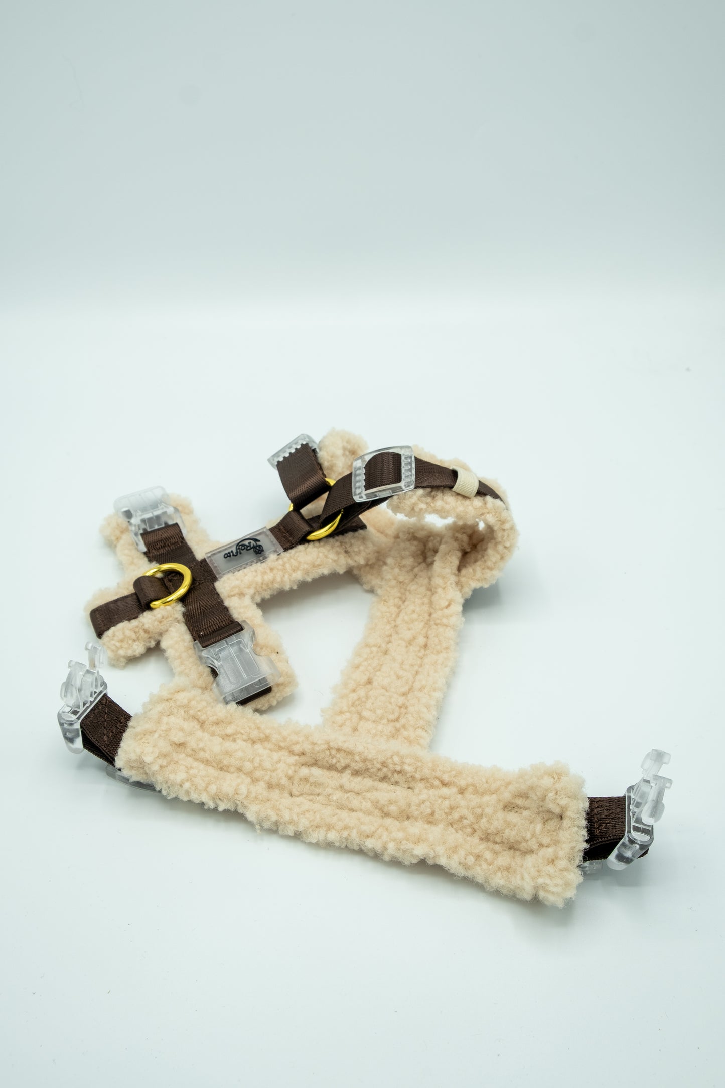 Rolfito Teddy Y-Harness - Brown/cream