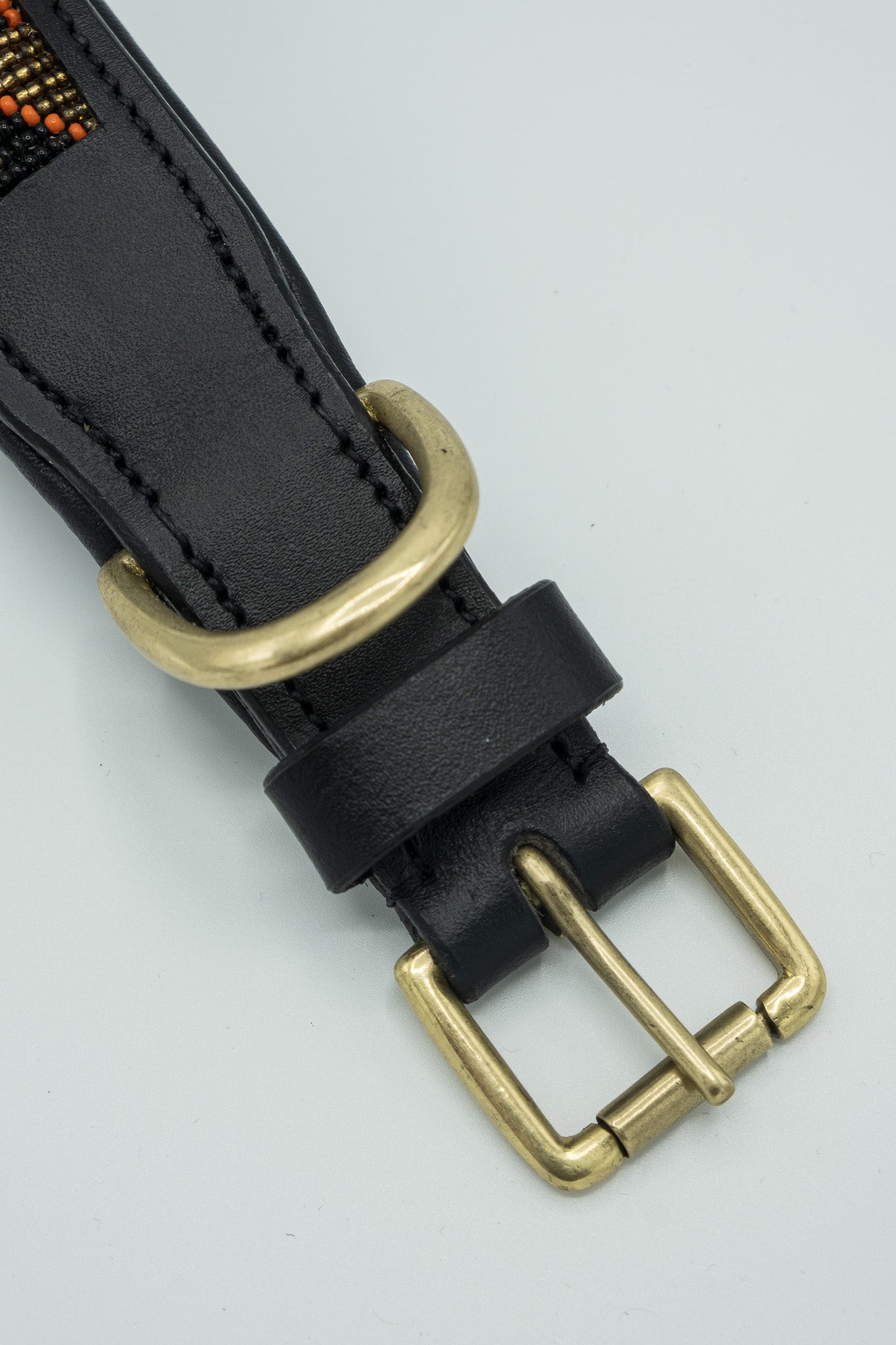 Beaded Leather Collar - Solana