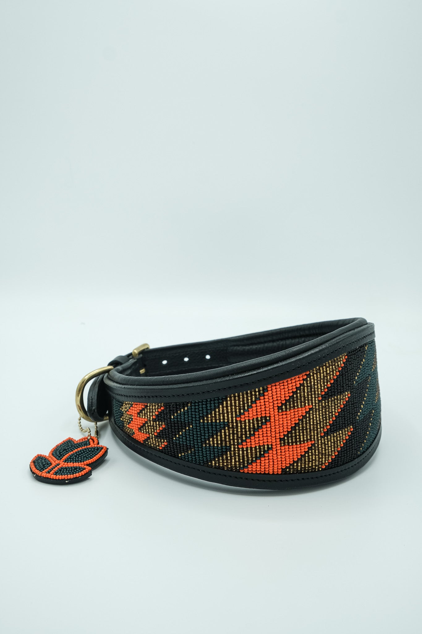 Beaded Leather Collar - Solana